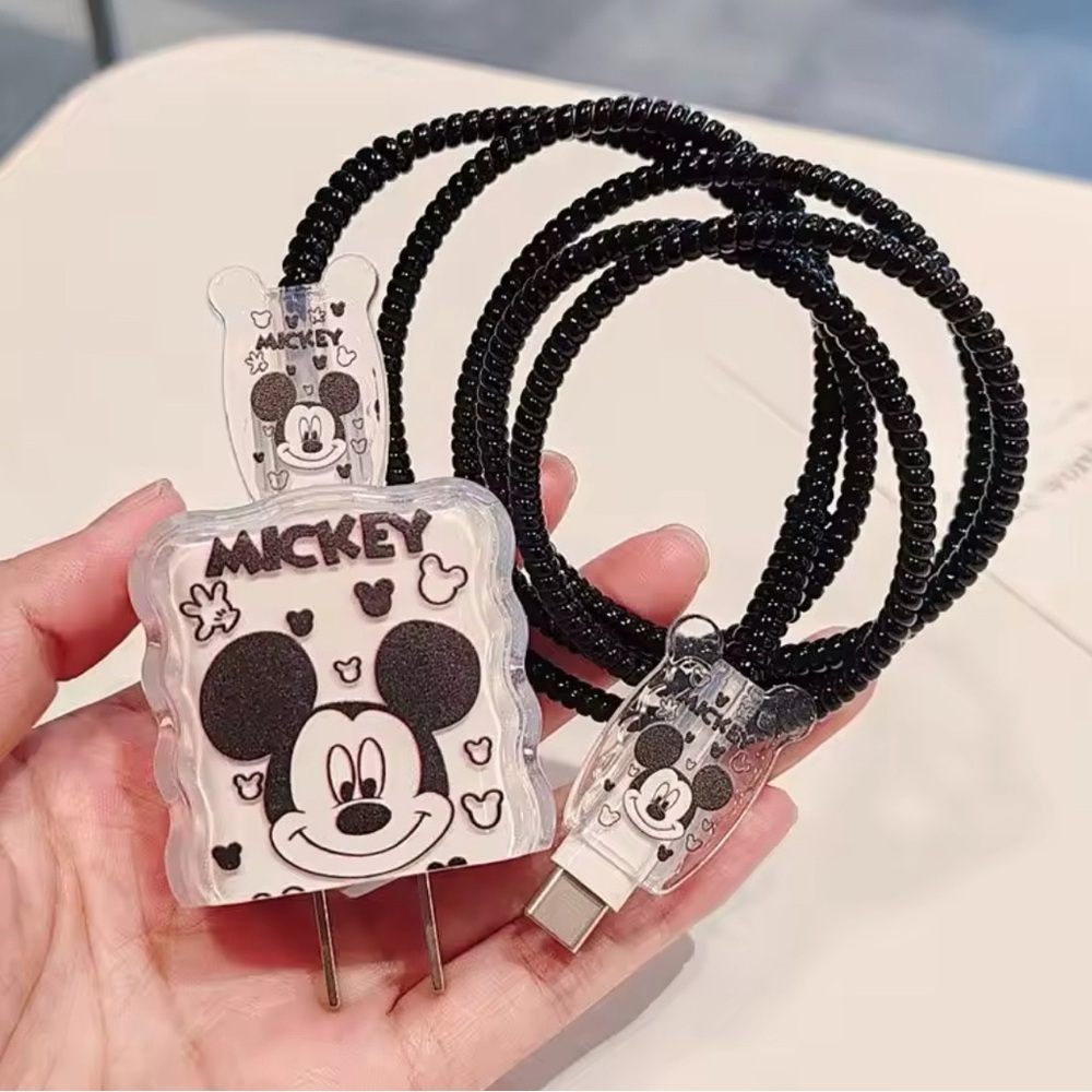 Disney Mickey USB Cable Charger Case Protector
